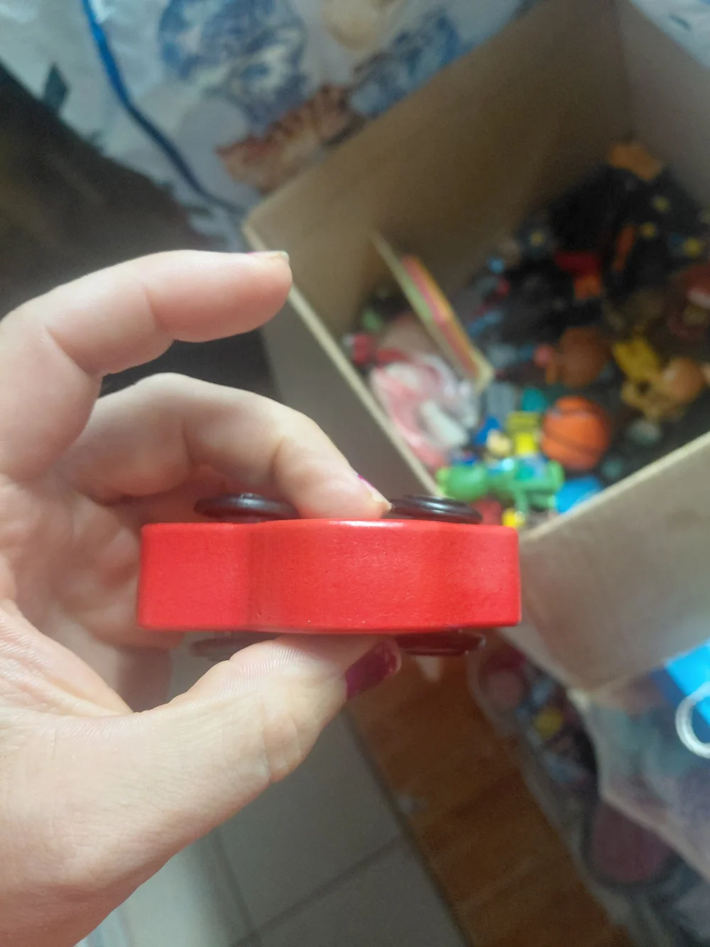 Melissa & Doug Red Wooden Toy Car with Teal Window